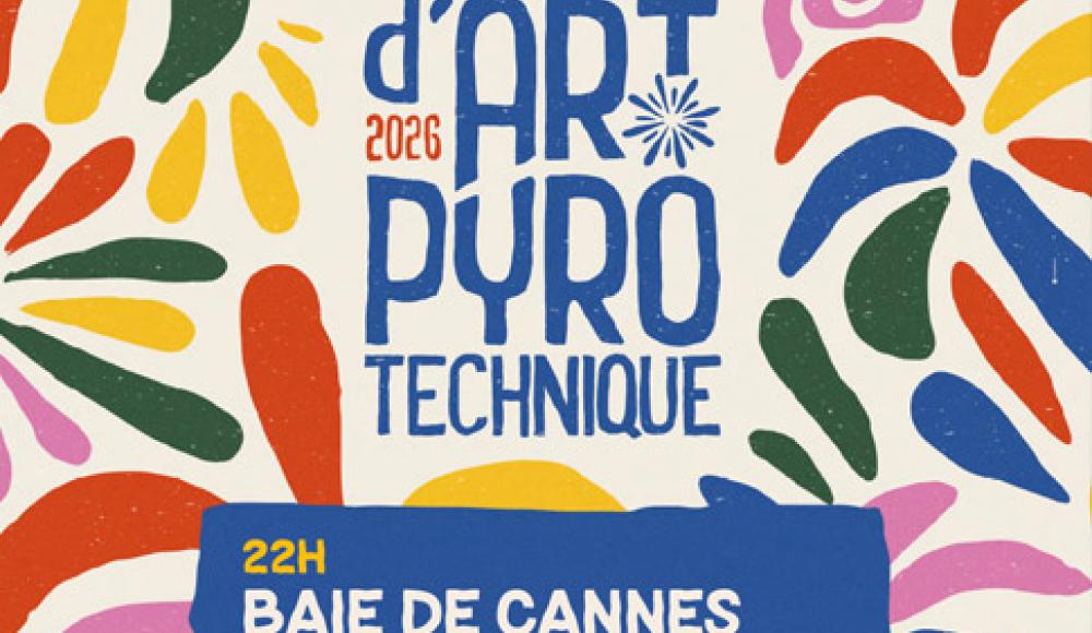 Festival-pyrotechnique à Cannes