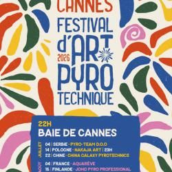 Festival-pyrotechnique à Cannes
